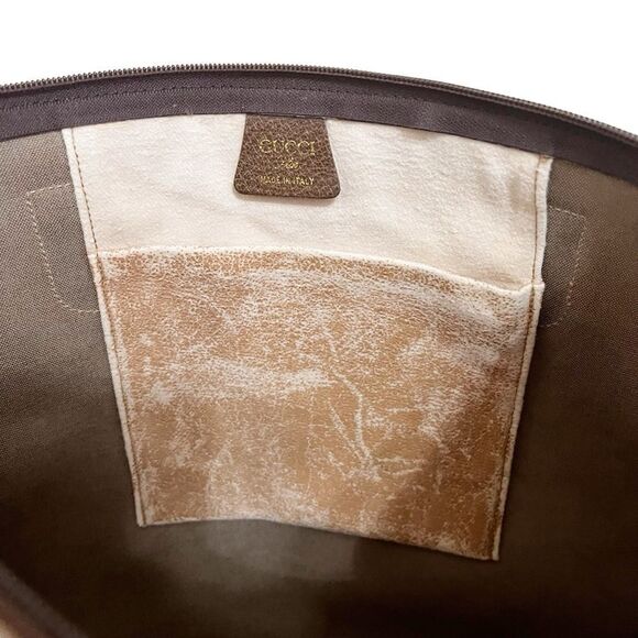 GUCCI Plus Web Sherry Line GG Plus Shoulder Tote Bag PVC Leather - Picture 5 of 16